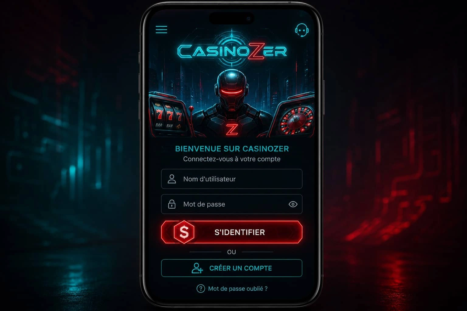 Casinozer connexion mobile via navigateur